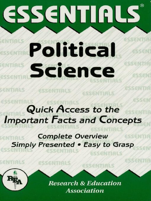 Title details for Political Science Essentials by Anita Danker - Available